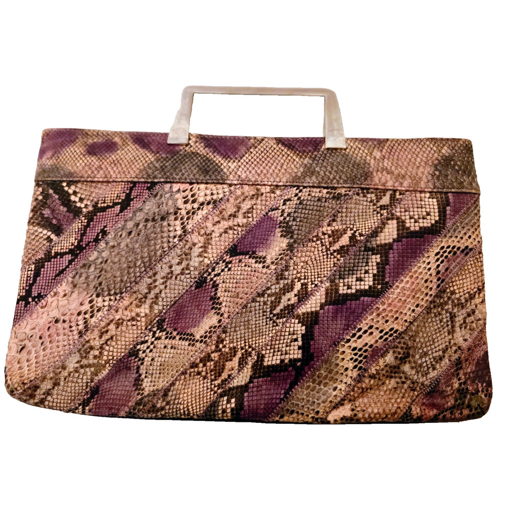 Bags By Varon Snakeskin Leather Purse Shoulder HandBag Clutch VINTAGE